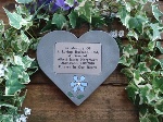 Personalised Heart with Plaque 1